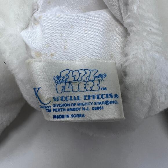 Vintage Floppy Flyers 24k Captain Jumbo 14" Airplane 1989 Stuffed Plush Puppet - Picture 7 of 9